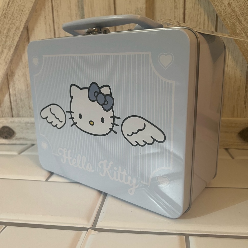 Hello Kitty angel Light Blue Lunch Box